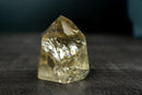 Water - Clear Honey - Gold Citrine Quartz Generator Point with Multiple Rainbows - Genuine Unheated from Brazil, 345g - E2D Crystals & Minerals