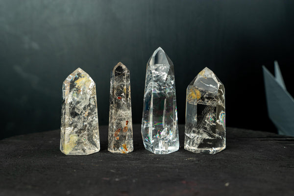 Lupus ビザール　石付き Quartz with Inclusions (Lodolite, Amphibole and Other)