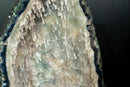 Ultra - Rare Sugar - Coated Stalactite Amethyst Geode (AKA "Chuveirinho) and Chalcedony (22.7 Kg - 50 lb) - E2D Crystals & Minerals