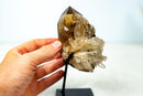 Collector Natural Cognac Citrine Quartz Crystal - Mica & Feldspar Inclusions, Record Keeper (1.6 lb, 7 in) - E2D Crystals & Minerals