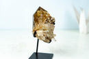 Collector Natural Cognac Citrine Quartz Crystal - Mica & Feldspar Inclusions, Record Keeper (1.6 lb, 7 in) - E2D Crystals & Minerals
