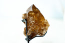 Collector Natural Cognac Citrine Quartz Crystal - Mica & Feldspar Inclusions, Record Keeper (1.6 lb, 7 in) - E2D Crystals & Minerals