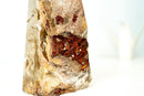 High - Grade Landscape Quartz Generator Point with Natural Matrix - Brazilian Scenic Quartz Tower, 4.8 Lb. 8 In. - E2D Crystals & Minerals