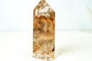 Landscape Quartz Generator Point with Natural Matrix - Brazilian Scenic Lodolite Quartz Tower, 2.2 Lb. 7 In. - E2D Crystals & Minerals