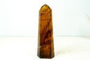Brazilian Morion Citrine Quartz Obelisk – Smoky Golden Amber Color, Polished Crystal Tower, 1.9 Lb, 8 In. - E2D Crystals & Minerals