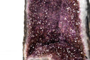 Amethyst Cathedral Geode (43 lb) – Sparkly Purple Druzy with Golden Goethite (AKA Cacoxenite) Inclusions - E2D Crystals & Minerals