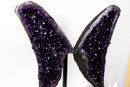 Grape Jelly Amethyst Butterfly Wings (33 In / 63 lb) – AAA Deep Purple Druzy Statement Pair - E2D Crystals & Minerals
