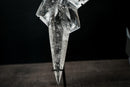 Water - Clear Brazilian Lemurian Quartz Starburst - Hand - Carved Crystal Art Sculpture - E2D Crystals & Minerals