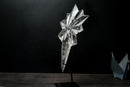 Water - Clear Brazilian Lemurian Quartz Starburst - Hand - Carved Crystal Art Sculpture - E2D Crystals & Minerals