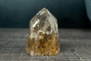Natural Honey - Gold Citrine Quartz Generator Point – Genuine Brazilian Citrine with Rainbows (492g / 1.1 lb) - E2D Crystals & Minerals