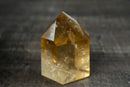 Genuine Brazilian Champagne - Gold Citrine Quartz Point - Natural, Unheated Citrine Generator (715g / 1.6 lb) - E2D Crystals & Minerals