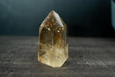 Genuine Brazilian Champagne - Gold Citrine Quartz Point - Natural, Unheated Citrine Generator (715g / 1.6 lb) - E2D Crystals & Minerals