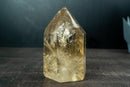 Rare Large Golden Honey Citrine Obelisk Tower with Yellow Hematite Inclusion – Genuine Citrine Crystal from Brazil - (2.8 Kg / 6.2 lb) - E2D Crystals & Minerals