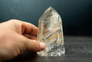 Epic Water - Clear Quartz with Rare White Landscape Lodolite Inclusions - Natural Sculpture (0.8 kg / 1.8 lb) - E2D Crystals & Minerals