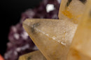 Collector Phantom Calcite on Amethyst - Ametista do Sul, Brazi - E2D Crystals & Minerals