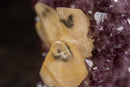 Collector Phantom Calcite on Amethyst - Ametista do Sul, Brazi - E2D Crystals & Minerals