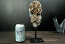 Collector Amethyst Flower Rosette with Rare Goethite Needles - White - Green Druzy (4.2 lb) - E2D Crystals & Minerals