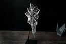 Water - Clear Brazilian Lemurian Quartz Starburst - Hand - Carved Crystal Art Sculpture - E2D Crystals & Minerals