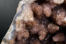 Amethyst Geode with Galaxy Druzy over Calcite – Intact Specimen (41 Lb) - E2D Crystals & Minerals
