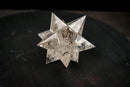 Hand - Carved Water - Clear Lemurian Quartz Merkaba Star (12 - Sided) - E2D Crystals & Minerals
