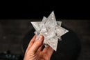 Water - Clear Lemurian Quartz Merkaba Star (12 - Sided) – Hand - Carved - E2D Crystals & Minerals