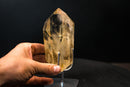 Genuine Honey - Yellow Citrine Quartz Point with Rainbows from Brazil - E2D Crystals & Minerals
