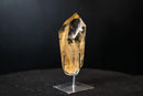 Genuine Honey - Yellow Citrine Quartz Point with Rainbows from Brazil - E2D Crystals & Minerals