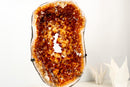 Citrine Geode Portal - AAA Madeira Orange Druzy with Rare Crown Formation - E2D Crystals & Minerals