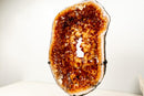 Citrine Geode Portal - AAA Madeira Orange Druzy with Rare Crown Formation - E2D Crystals & Minerals