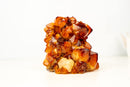 AAA Madeira Citrine Flower Rosette Cluster – Fiery Large Orange Druzy - E2D Crystals & Minerals