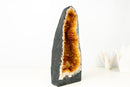 Tall Orange Citrine Crystal Geode Cathedral with Sparkly Points - E2D Crystals & Minerals