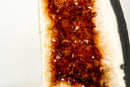 Brazilian Madeira Citrine Geode Cathedral – Tall with Fiery Colored Druzy - E2D Crystals & Minerals