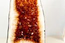 Brazilian Madeira Citrine Geode Cathedral – Tall with Fiery Colored Druzy - E2D Crystals & Minerals