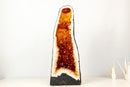 Brazilian Madeira Citrine Geode Cathedral – Tall with Fiery Colored Druzy - E2D Crystals & Minerals