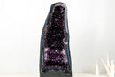 AAA Amethyst Geode Cathedral with Gemmy Royal Purple and Rare Blue Agate Matrix - E2D Crystals & Minerals