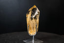 Genuine Honey - Yellow Citrine Quartz Point with Rainbows from Brazil - E2D Crystals & Minerals