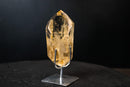 Genuine Honey - Yellow Citrine Quartz Point with Rainbows from Brazil - E2D Crystals & Minerals