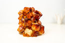 AAA Madeira Citrine Flower Rosette Cluster – Fiery Large Orange Druzy - E2D Crystals & Minerals