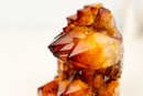 AAA Madeira Citrine Flower Rosette Cluster – Fiery Large Orange Druzy - E2D Crystals & Minerals