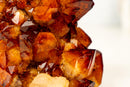 AAA Madeira Citrine Flower Rosette Cluster – Fiery Large Orange Druzy - E2D Crystals & Minerals