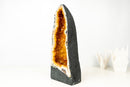 Tall Orange Citrine Crystal Geode Cathedral with Sparkly Points - E2D Crystals & Minerals