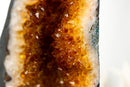 Tall Orange Citrine Crystal Geode Cathedral with Sparkly Points - E2D Crystals & Minerals