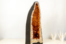 AAA - Grade Golden - Orange Citrine Geode Cathedral - E2D Crystals & Minerals