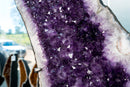 Museum-Scale Amethyst Wings Pair – Symmetrical Long-Tailed Butterfly Geodes
