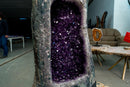 XL Natural Amethyst Geode Cave – Deep Purple Druzy Statement Piece