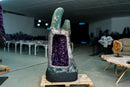 XL Natural Amethyst Geode Cave – Deep Purple Druzy Statement Piece