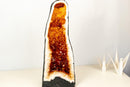 Brazilian Madeira Citrine Geode Cathedral – Tall with Fiery Colored Druzy - E2D Crystals & Minerals