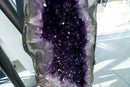 Museum-Scale Amethyst Wings Pair – Symmetrical Long-Tailed Butterfly Geodes
