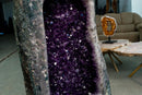XL Natural Amethyst Geode Cave – Deep Purple Druzy Statement Piece