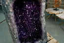 XL Natural Amethyst Geode Cave – Deep Purple Druzy Statement Piece